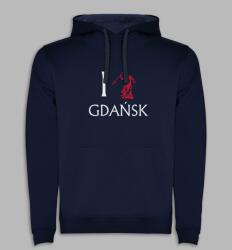 Roly Ajándék kapucnis pulóver I Love Gdańsk Neptun sötétkék, L