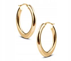 Goldmark Gazdag Arany Karika Fülbevaló Ovális Csattal 14K 585