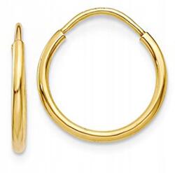 Goldmark Gyönyörű Arany Kerek Fülbevaló 585 16 mm (ZK12MM)
