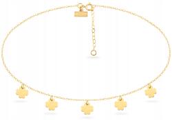 Goldmark Arany Choker Karkötő Négylevelű Lóhére Csatlakozóval 585