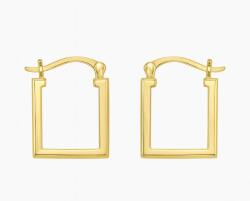 Goldmark Minimalista Női Geometrikus Arany Fülbevaló Kocka 14K 585