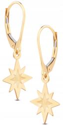 Goldmark Gyönyörű arany fülbevaló, csillag alakú, Starlight, 14 karátos, 585