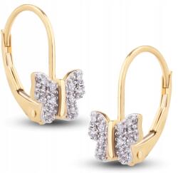 Goldmark Arany Pillangó Fülbevaló Cirkónia Kővel 585 - allegro - 92 575 Ft