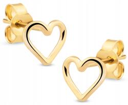 Goldmark Arany Füli Köves Szív Szívecskék Heart 585
