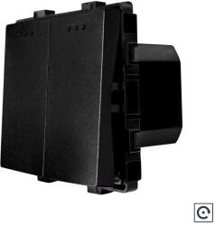 Luxion Intrerupator dublu mecanic cu revenire LUXION, negru, modul (LX-MP032B)