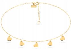 Goldmark Arany Choker Karkötő Szív Lábra 585