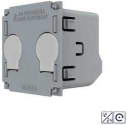 LIVOLO Modul intrerupator dublu touch Livolo cu revenire, contact uscat, 12/24V (C7-VL-FC2HC-2G)