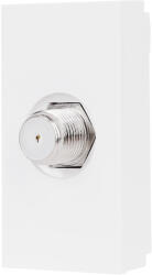 Luxion Priza satelit modulara Luxion 1M, alba, standard italian (LXI-034W)