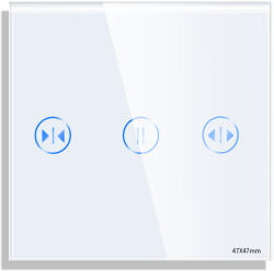 Luxion Panou touch mini pentru jaluzele din sticla alba Luxion (LX-GP026-WFW)