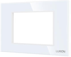 Luxion Rama din sticla securizata Luxion alba cu suport 3M, standard italian (LXI-GF003W)