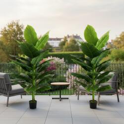  Planta artificiala Bananier Musa verde, decor interior realist, 150 cm (AT1CT-IM1P-PL1D-MGHW105)