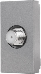 Luxion Priza satelit modulara Luxion 1M, gri, standard italian (LXI-034GY)