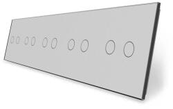 LIVOLO Panou 5 intrerupatoare duble cu touch Livolo din sticla (BB-C7-C2/C2/C2/C2/C2-15)