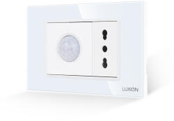 Luxion Senzor de miscare cu priza îngusta Luxion, rama din sticla, alb, 3M (LXI-051/52GF-W)