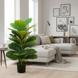  Planta artificiala smochin decorativa 70 cm, verde, cu ghiveci inclus (AT1CT-IM1P-PL1D-QYR070)