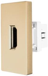 Luxion Priza HDMI modulara 1M Luxion, aurie, pentru rame din sticla (LX-MP022G)