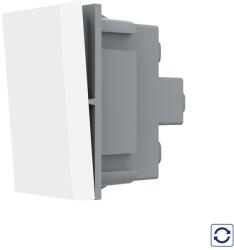 LIVOLO Intrerupator simplu mecanic cu reset Livolo, alb, serie noua (C7-VL-FCMH-1WP)