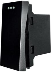 Luxion Intrerupator simplu mecanic 1M Luxion, negru, compatibil rame din sticla (LX-MP014B)