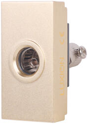 Luxion Modul priza TV Luxion 1M auriu, standard italian pentru rame din sticla (LXI-032G)