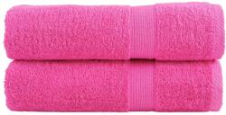 vidaXL Prosoape de dus premium SOLUND 2 buc. roz 70x140 cm 600 gsm GartenMobel Dekor (137524) Prosop