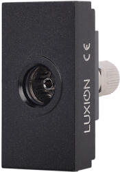 Luxion Modul priza TV Luxion 1M, negru, standard italian pentru rame din sticla (LXI-032B)
