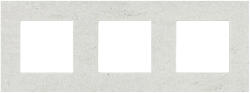 Luxion Rama tripla Luxion din marmura alba pentru module compatibile (M1-3FMW)