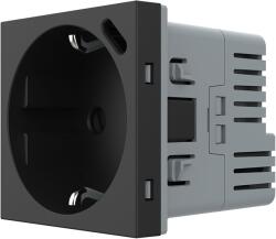 LIVOLO Priza Schuko cu USB-C Livolo, standard german, negru (C7-VL-FCTF16A.UC18W-2BP)