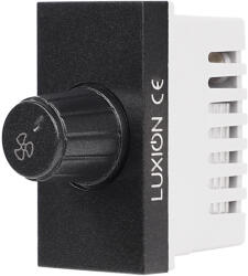 Luxion Comutator pentru ventilator Luxion 1M, negru, standard italian (LXI-044B)