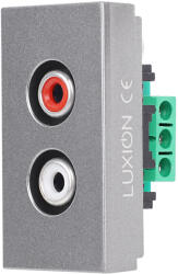 Luxion Modul Priza Audio 1M LUXION, Standard Italian (LXI-068GY)