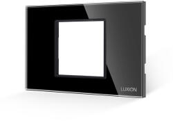Luxion Rama din sticla securizata Luxion 2/3M cu suport, standard italian, negru (LXI-GF002B)