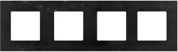 Luxion Rama cvadrupla Luxion din marmura neagra pentru module premium (M1-4FMB)
