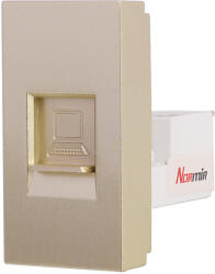 Luxion Priza internet modulara 1M Luxion, auriu, standard italian (LXI-038G)