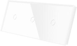 Luxion Panou întrerupator touch triplu din sticla securizata alba Luxion (LX-GP022W)