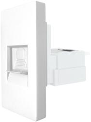 Luxion Modul priza telefon 1M alb Luxion, compatibil cu rame din sticla (LX-MP016W)