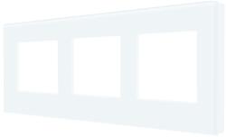 Luxion Rama tripla Luxion din sticla securizata alba pentru module (LX-M1-3FW)