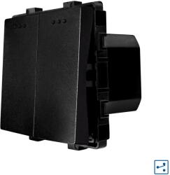 Luxion Modul intrerupator dublu cap scara mecanic Luxion, negru (LX-MP005B)