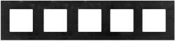 Luxion Rama cvintupla Luxion din marmura naturala neagra pentru module LUXION (M1-5FMB)