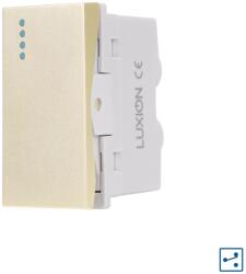 Luxion Intrerupator cap-cruce mecanic 1M Luxion, auriu, standard italian (LXI-010G)