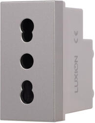 Luxion Modul priza simpla îngusta Luxion gri, standard italian (LXI-052GY)