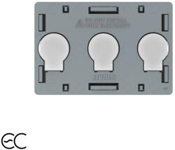 LIVOLO Modul intrerupator triplu touch Livolo ZigBee EC, standard italian (C9-VL-FC3Z2-3G)