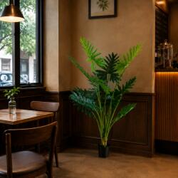  Planta Artificiala Tip Filodendron, 10 frunze, 160 cm, Verde (AT1CT-IM1P-PL1D-CY1106)