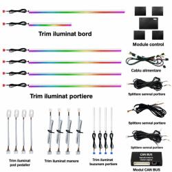 NIGHTVIBE Lumini ambientale Kia Optima gen 4 2015-2018 NIGHTVIBE cu Can-Bus (AMB-CB-KIA-OPTIMA-GEN-4-2015-2018)