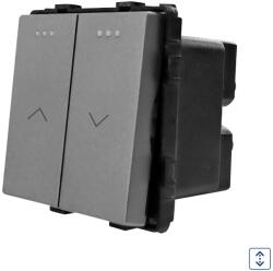 Luxion Intrerupator mecanic pentru jaluzele Luxion, gri, design compact (LX-MP031GY)
