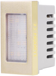Luxion Modul lampa de veghe Luxion 1M auriu, standard italian pentru rame din sticla (LXI-054G)
