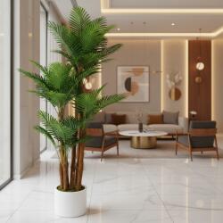  Planta Artificiala Copac Tip Palmier, 4 brate, 170 cm, Verde, cu Ghiveci (AT1CT-IM1P-PL1D-TS170)