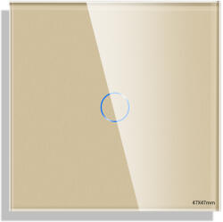 Luxion Panou întrerupator touch mini din sticla auriu pentru rame Luxion (LX-GP002G)