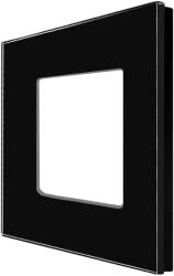 Luxion Rama simpla Luxion din sticla securizata neagra pentru module (LX-M1-1FB)