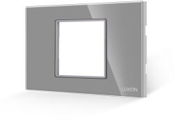 Luxion Rama din sticla securizata Luxion gri cu suport 2/3M, standard italian (LXI-GF002GY)