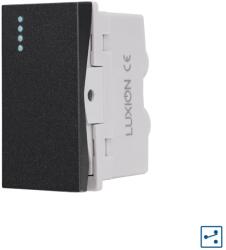 Luxion Modul intrerupator cap-cruce mecanic 1M Luxion, negru, standard italian (LXI-010B)