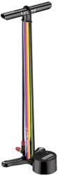 Lezyne - pompa podea - CNC Digital Drive 3.5 - manometru - Schrader I Presta - neo metallic - 220 psi (1-FP-CNCDDR-V430-SE)